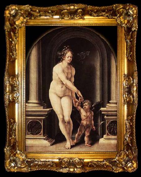 framed  GOSSAERT, Jan (Mabuse) Venus and Cupid, ta009-2